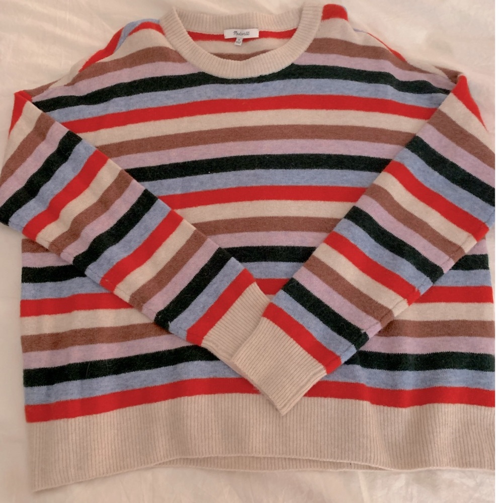 NWOT Madewell merino wool striped sweater